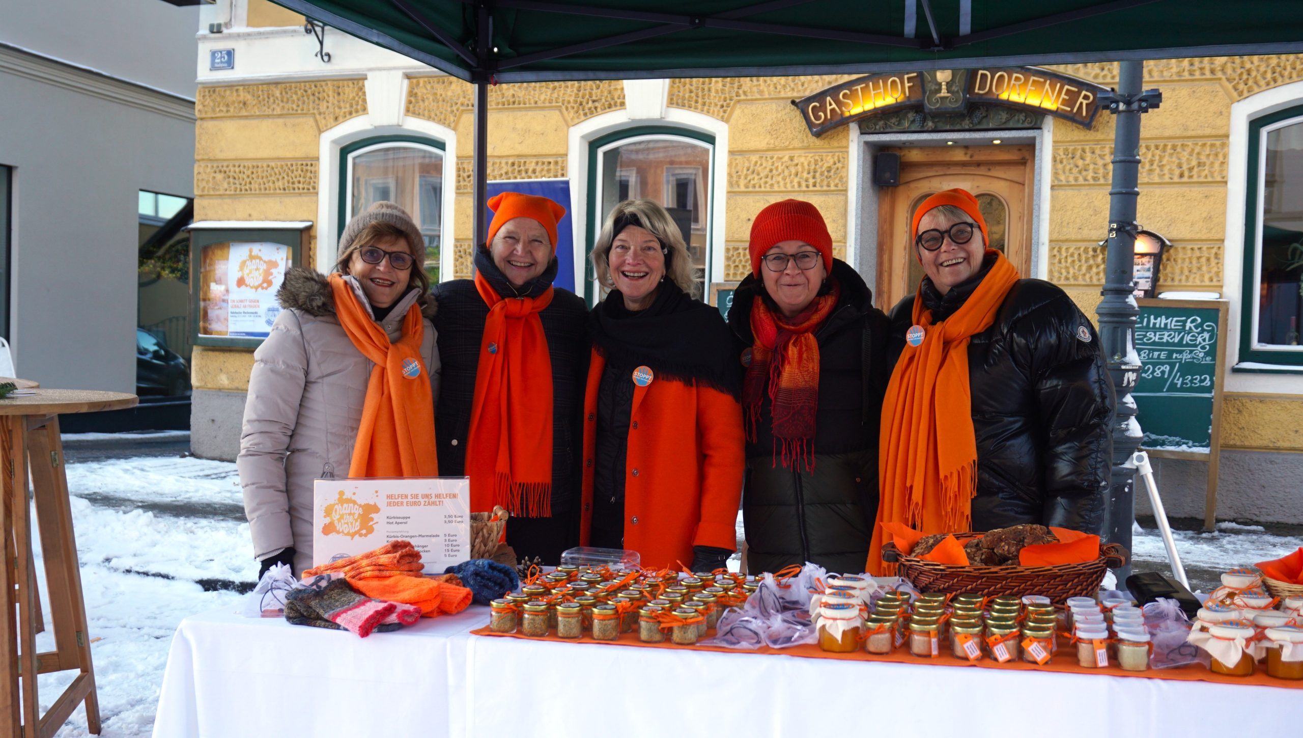 Auftritt am Rohrbacher Wochenmarkt